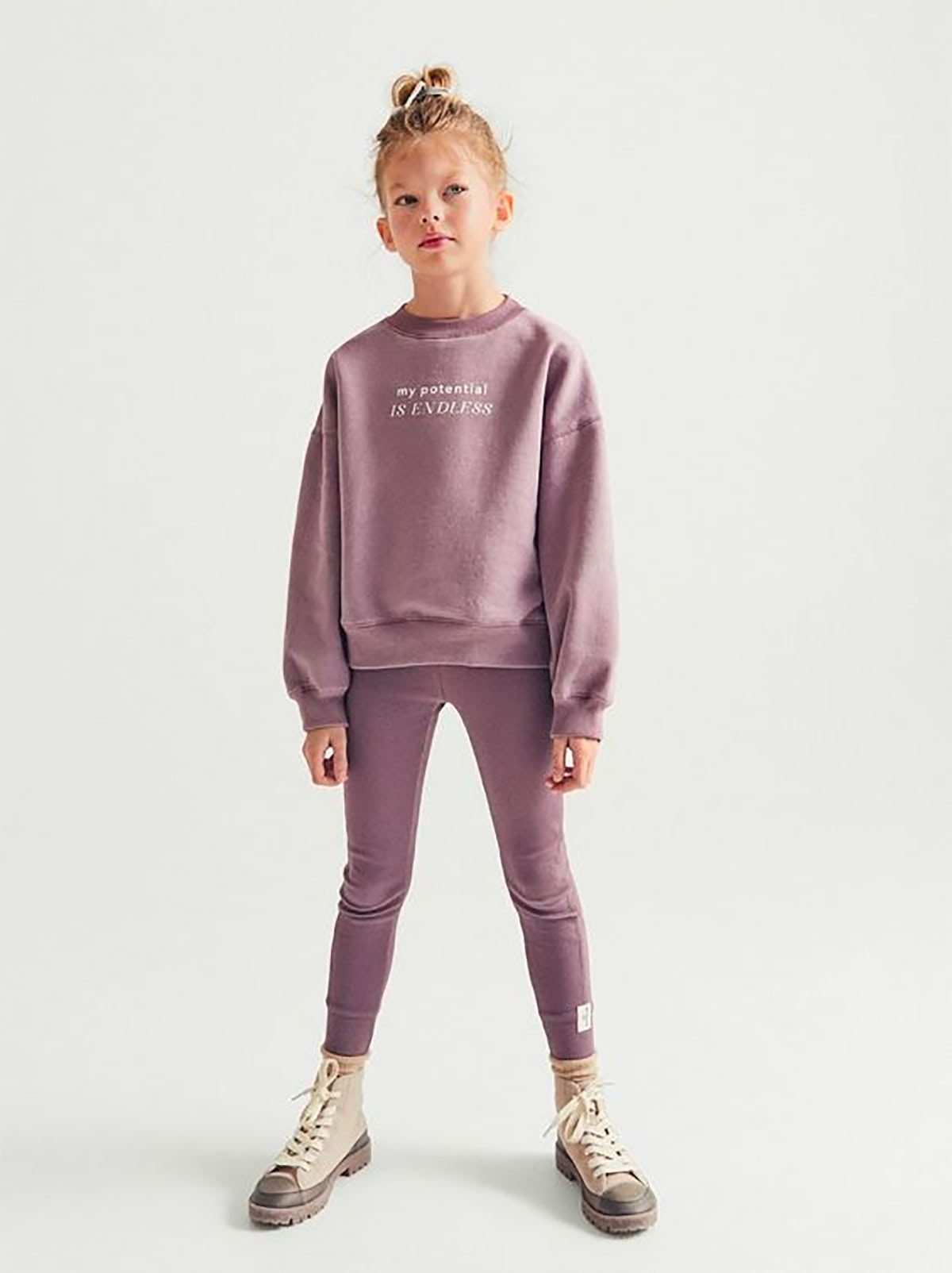 Printed surplice blouse