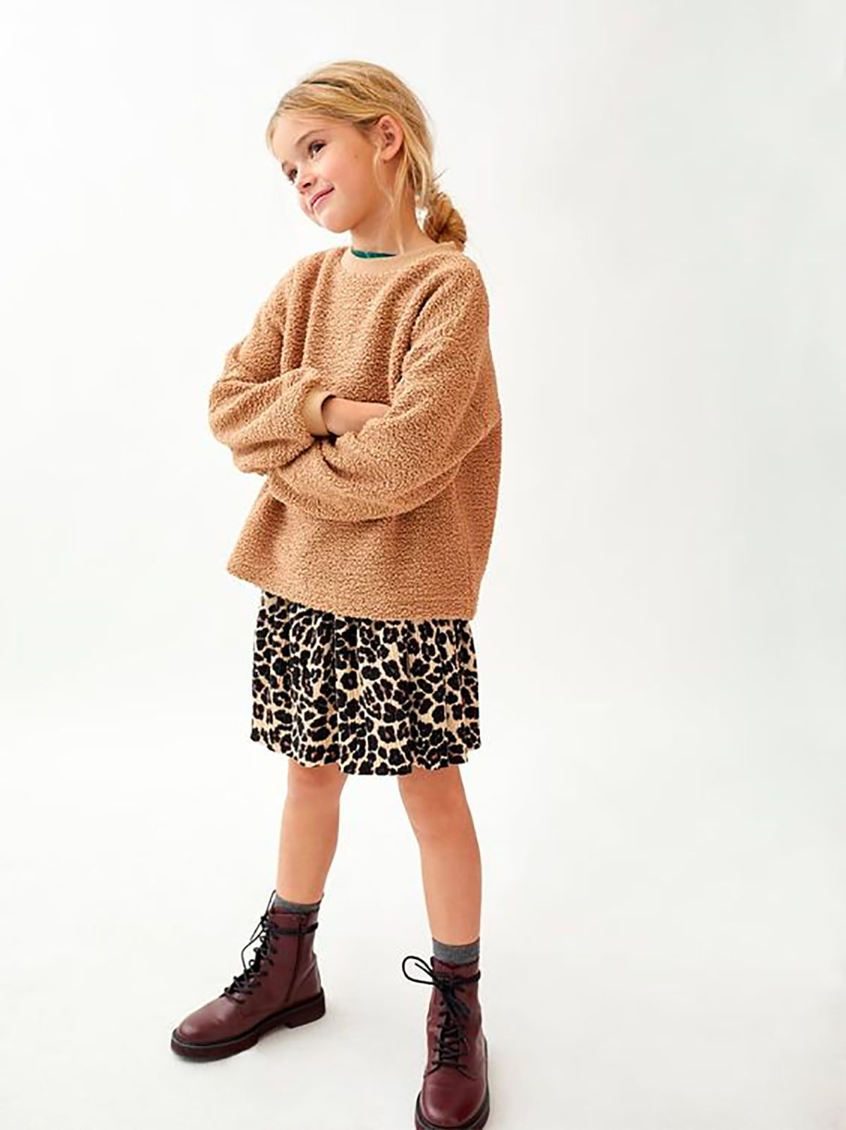 Shorts with turn-up hems